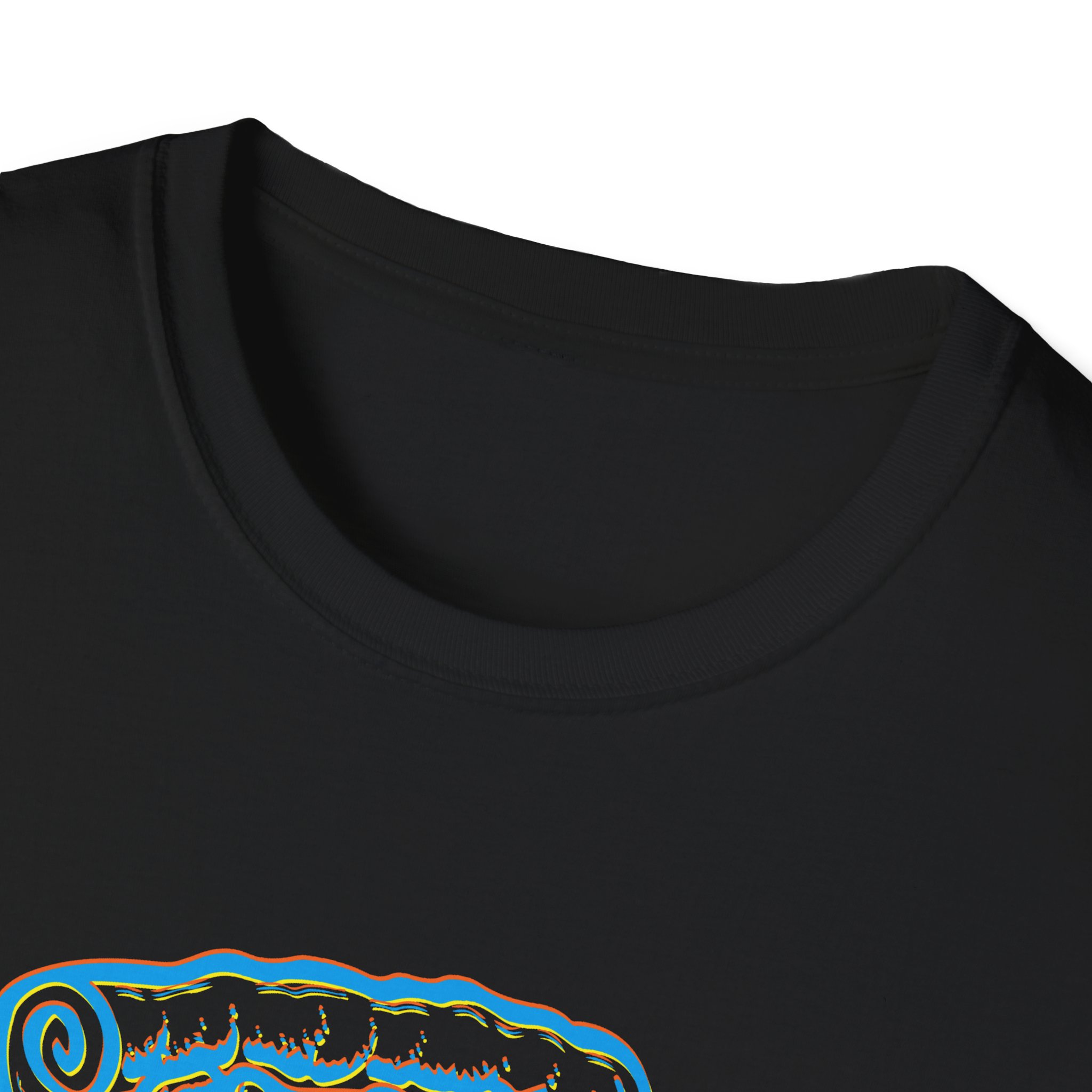 Checkered Pizza Face Angelina's Pizzeria Key West Unisex Softstyle T-Shirt - Image 7