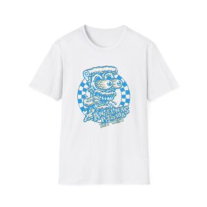 Checkered Pizza Face Angelina's Pizzeria Key West Unisex Softstyle T-Shirt