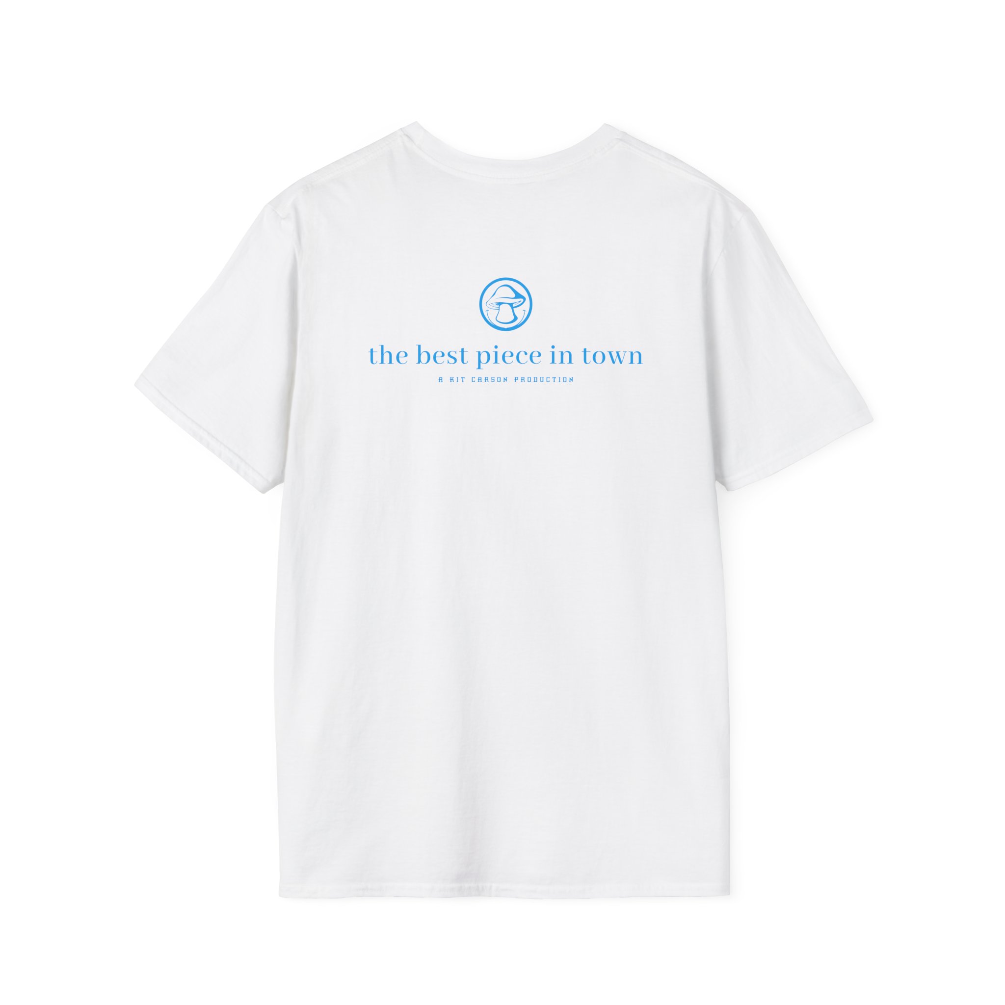Checkered Pizza Face Angelina's Pizzeria Key West Unisex Softstyle T-Shirt - Image 2